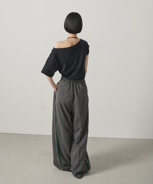 RRL ヘリンボーン　ストライプ スラックス セール】カラーラインヘリンボーンストライプスラックス