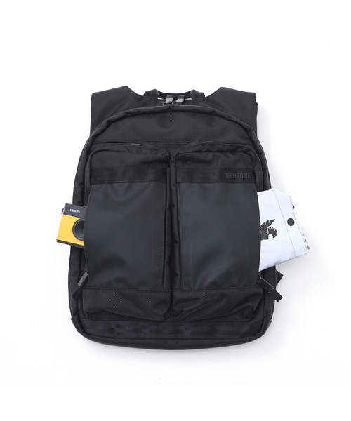 CHROME（クローム）の「［ CHROME / クローム ］AXCEL DAYPACK SLIM BK_BLACK / アクセル デイパック スリム ブラック 耐水 12L バックパック ビジネスバッグ 完全防水ポケット 15インチPC収納（バックパック/リュック・メンズ・ブラック・FREE）」の8枚目の写真