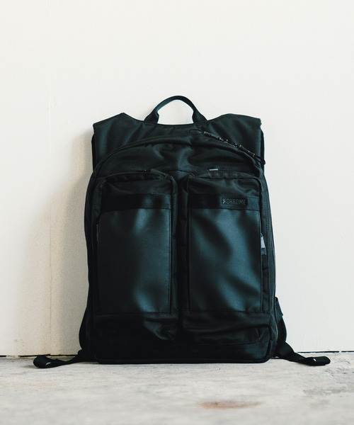 CHROME（クローム）の「［ CHROME / クローム ］AXCEL DAYPACK SLIM BK_BLACK / アクセル デイパック スリム ブラック 耐水 12L バックパック ビジネスバッグ 完全防水ポケット 15インチPC収納（バックパック/リュック・メンズ・ブラック・FREE）」の15枚目の写真