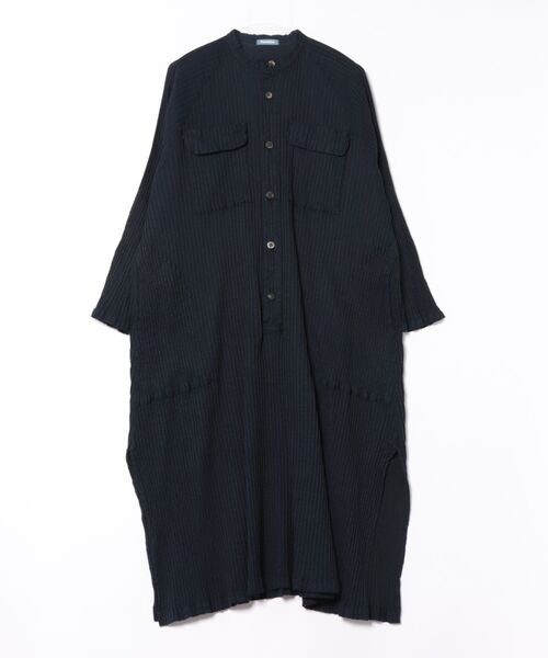 Plantation（プランテーション）の「BIZENペーパーKIRA WAVE / ワンピース / (O)（ワンピース・レディース・ネイビー/オフホワイト・M size）」の2枚目の写真