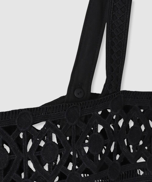 allureville（アルアバイル）の「レースキャミ（シャツ/ブラウス・レディース・ブラック/オフホワイト・2）」の9枚目の写真