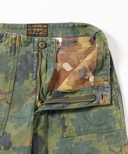 Buzz Rickson's（バズリクソンズ）の「BUZZ RICKSON'S / MITCHELL PATTERN CAMOUFLAGE TROUSERS CIVILIAN MODEL（カーゴパンツ・レディース・カモフラージュ・S）」の4枚目の写真