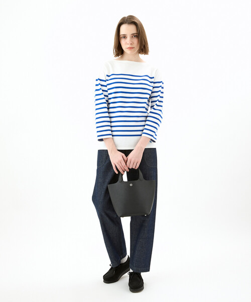 値下【ダメージ】  フルレース　オーバル　30cm ORCIVAL | ダブルフェイス レザーハンドバッグ（トートバッグ