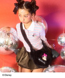 ANAP GiRL（アナップガール）の「【Disney】＜Minnie＞ ANAP GiRL ファー ポシェット バッグ（ショルダーバッグ）」