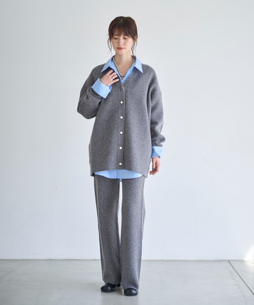 meilmada（メイルマダ）の「タイプライターオーバーサイズシャツ（シャツ/ブラウス・レディース・ブルー/ピンク・FREE）」の18枚目の写真