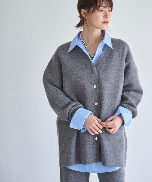 meilmada（メイルマダ）の「タイプライターオーバーサイズシャツ（シャツ/ブラウス・レディース・ブルー/ピンク・FREE）」の19枚目の写真