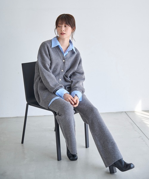 meilmada（メイルマダ）の「タイプライターオーバーサイズシャツ（シャツ/ブラウス・レディース・ブルー/ピンク・FREE）」の20枚目の写真