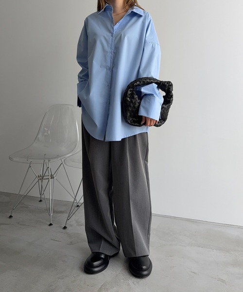 MADISONBLUEオーバーサイズシャツ ブラック　サイズ00 MADISONBLUEオーバーサイズシャツ ブラック サイズ00 SHIRT / BLOUSE