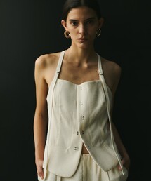 UNITED TOKYO | Vintage Nep Camisole Bustier｜セットアップ/ビスチェ/細見え/春服(キャミソール)