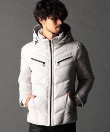 NICOLE CLUB FOR MEN（ニコルクラブフォーメン）の「ムラプリントマイクロクロス ダウンブルゾン（ダウンジャケット/コート・メンズ）」