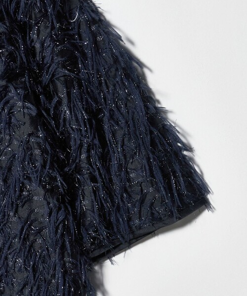 UNITED ARROWS(ユナイテッドアローズ)の「ヘアリー ラメ カットジャガード ブラウス(シャツ/ブラウス・レディース・ネイビー/ホワイト/ブラック・FREE)」の18枚目の写真