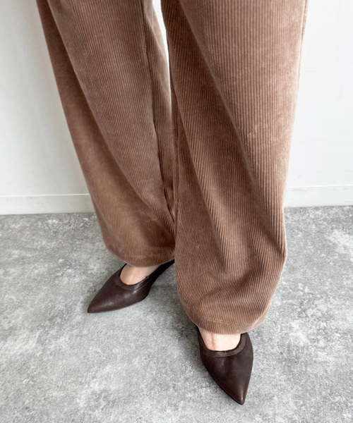 EDIT. FOR LULU（エディットフォールル）の「【CORSO ROMA 9/コルソローマノーヴェ】ギャザーパンプス（パンプス・レディース・ブラウン/ピンク・38/35/36/37）」の10枚目の写真
