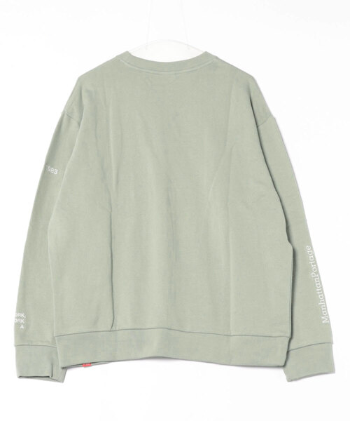 Manhattan Portage（マンハッタンポーテージ）の「Manhattan Portage/マンハッタンポーテージ スウェット トレーナー MP-M598（スウェット・レディース・ブラック/ヘザーグレー/ヘザーチャコール/ライトグリーン・S/M/L）」の5枚目の写真
