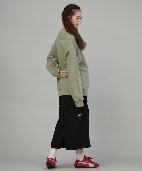 Manhattan Portage（マンハッタンポーテージ）の「Manhattan Portage/マンハッタンポーテージ スウェット トレーナー MP-M598（スウェット・レディース・ブラック/ヘザーグレー/ヘザーチャコール/ライトグリーン・S/M/L）」の19枚目の写真