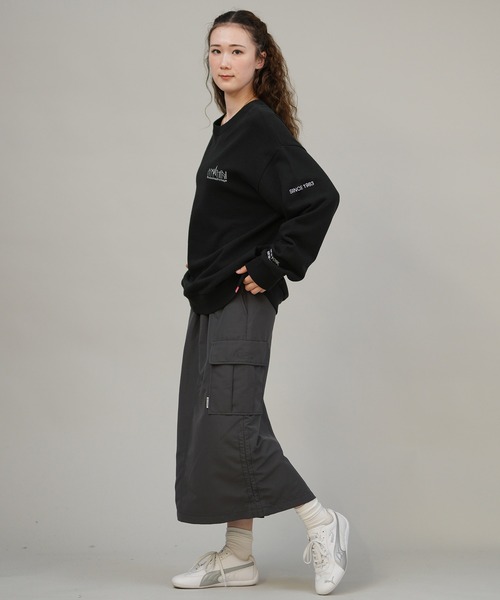 Manhattan Portage（マンハッタンポーテージ）の「Manhattan Portage/マンハッタンポーテージ スウェット トレーナー MP-M598（スウェット・レディース・ブラック/ヘザーグレー/ヘザーチャコール/ライトグリーン・S/M/L）」の8枚目の写真