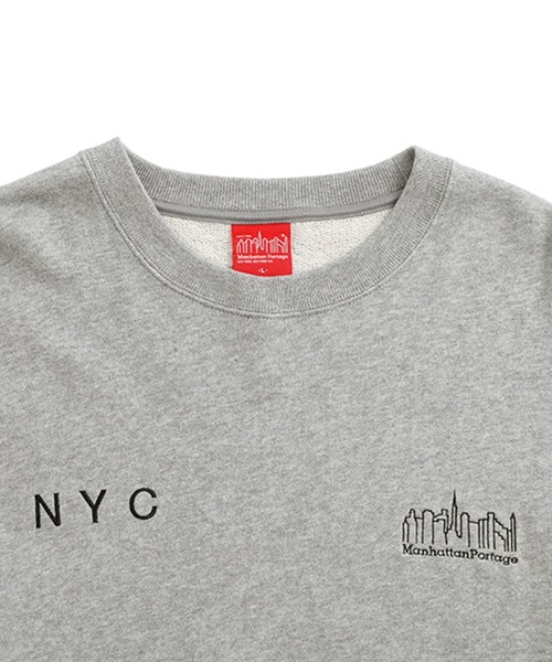 Manhattan Portage（マンハッタンポーテージ）の「Manhattan Portage/マンハッタンポーテージ スウェット トレーナー MP-M598（スウェット・レディース・ブラック/ヘザーグレー/ヘザーチャコール/ライトグリーン・S/M/L）」の20枚目の写真