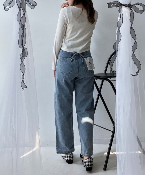 AS KNOW AS plus（アズノゥアズプラス）の「♪ピコレース クルーネックカーディガン（カーディガン/ボレロ・レディース・アイボリー系/杢グレー/アイボリー/アイボリー系1・FREE）」の12枚目の写真