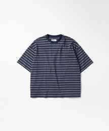 新品同様　メルタム　ボーダー　ロンT ブラック　サイズ2 （M） meltum｜メルタムのTシャツ/カットソー（ボーダー柄）通販