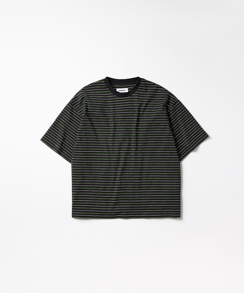 border S/S tee Supima Border Oversized L⁄S Polo（Black） COOTIE