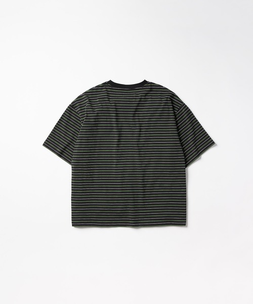 meltum(メルタム)の「MULTI BORDER S/S TEE(Tシャツ/カットソー・メンズ・ネイビー/グリーン・MEDIUM/LARGE/X-LARGE)」の21枚目の写真