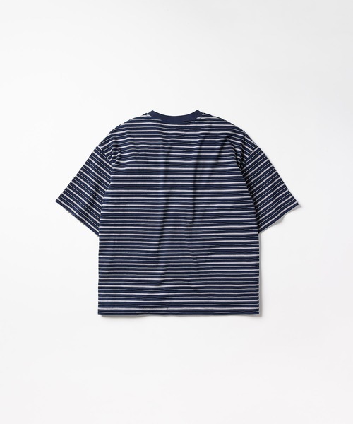 meltum(メルタム)の「MULTI BORDER S/S TEE(Tシャツ/カットソー・メンズ・ネイビー/グリーン・MEDIUM/LARGE/X-LARGE)」の22枚目の写真