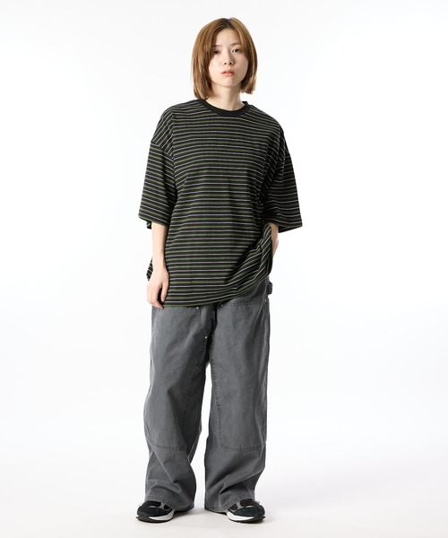 meltum(メルタム)の「MULTI BORDER S/S TEE(Tシャツ/カットソー・メンズ・ネイビー/グリーン・MEDIUM/LARGE/X-LARGE)」の7枚目の写真