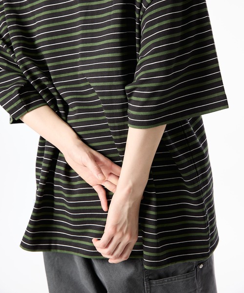 MULTI BORDER S/S TEE（Tシャツ/カットソー）｜meltum（メルタム）の