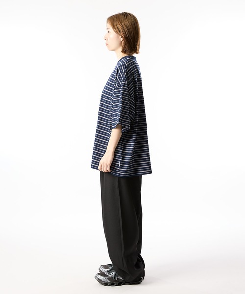 MULTI BORDER S/S TEE（Tシャツ/カットソー）｜meltum（メルタム）の