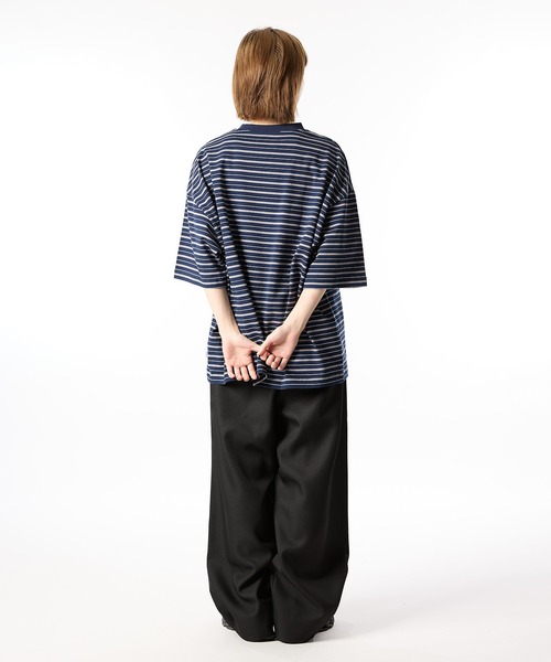 meltum(メルタム)の「MULTI BORDER S/S TEE(Tシャツ/カットソー・メンズ・ネイビー/グリーン・MEDIUM/LARGE/X-LARGE)」の18枚目の写真