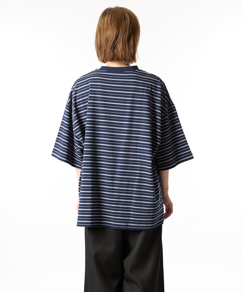 meltum(メルタム)の「MULTI BORDER S/S TEE(Tシャツ/カットソー・メンズ・ネイビー/グリーン・MEDIUM/LARGE/X-LARGE)」の19枚目の写真