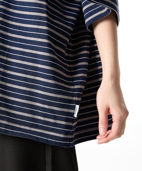 meltum(メルタム)の「MULTI BORDER S/S TEE(Tシャツ/カットソー・メンズ・ネイビー/グリーン・MEDIUM/LARGE/X-LARGE)」の20枚目の写真