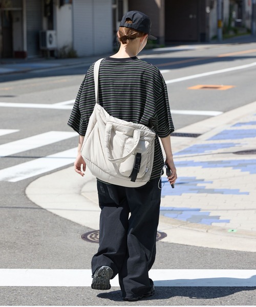 meltum(メルタム)の「MULTI BORDER S/S TEE(Tシャツ/カットソー・メンズ・ネイビー/グリーン・MEDIUM/LARGE/X-LARGE)」の5枚目の写真