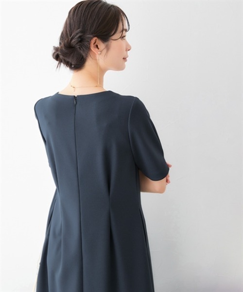 7days Life Styling(セブンデイズライフスタイリング)の「セットアップ対応半袖ワンピース(ワンピース・レディース・ネイビー/ブラック・3L/4L/5L/L/LL/6L/M/S)」の4枚目の写真