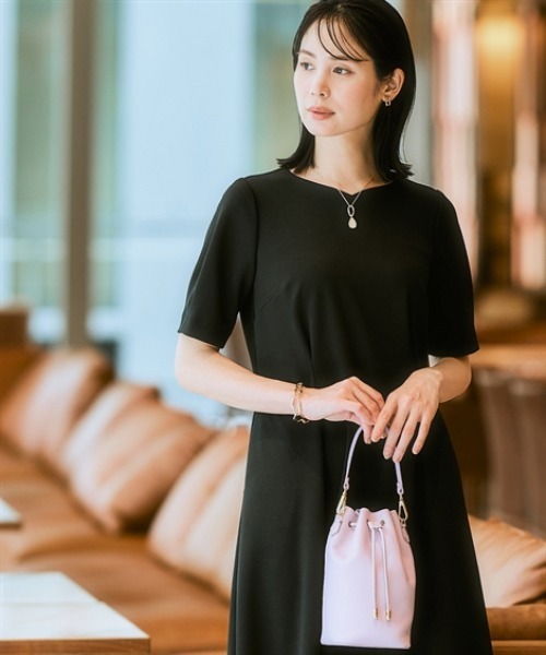 7days Life Styling(セブンデイズライフスタイリング)の「セットアップ対応半袖ワンピース(ワンピース・レディース・ネイビー/ブラック・3L/4L/5L/L/LL/6L/M/S)」の6枚目の写真