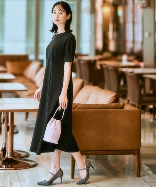 7days Life Styling(セブンデイズライフスタイリング)の「セットアップ対応半袖ワンピース(ワンピース・レディース・ネイビー/ブラック・3L/4L/5L/L/LL/6L/M/S)」の7枚目の写真