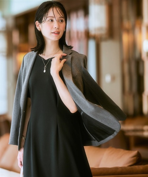 7days Life Styling(セブンデイズライフスタイリング)の「セットアップ対応半袖ワンピース(ワンピース・レディース・ネイビー/ブラック・3L/4L/5L/L/LL/6L/M/S)」の8枚目の写真