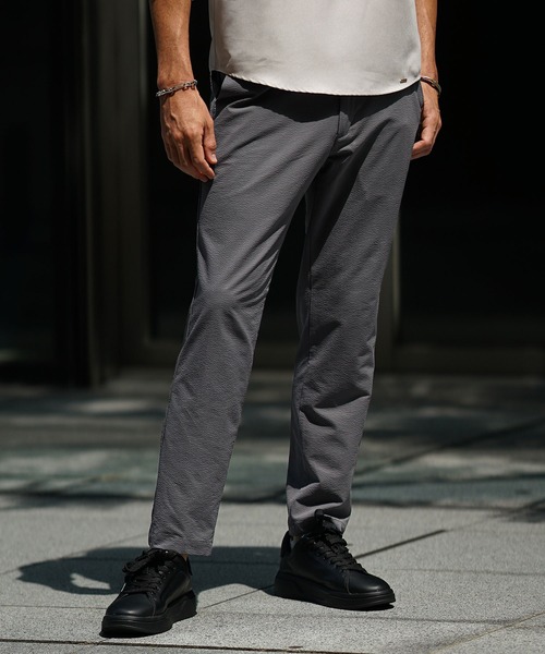 JOKER(ジョーカー)の「2WAYストレッチポリサッカーイージースラックス メンズ テーパード(チノパンツ・メンズ・グレー/ブラック/ブラウン・M/L)」の2枚目の写真