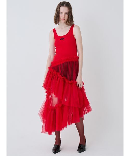 Tulle Docking Tank Dress/チュールドッキングタンクドレス SORIN（ソリン ）の「Tulle Docking Tank Dress/チュールドッキング