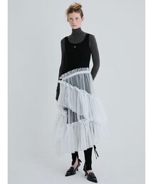 S Motif Jewelry Long T-shirt/SモチーフジュエリーロングTシャツ（T