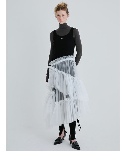 SORIN（ソリン ）の「Tulle Docking Tank Dress/チュールドッキング