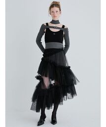 SORIN（ソリン　）の「Tulle Docking Tank Dress/チュールドッキングタンクドレス（ワンピース・レディース）」