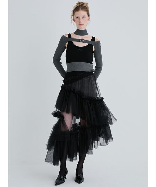 Tulle Docking Tank Dress/チュールドッキングタンクドレス SORIN（ソリン ）の「Tulle Docking Tank Dress/チュールドッキング