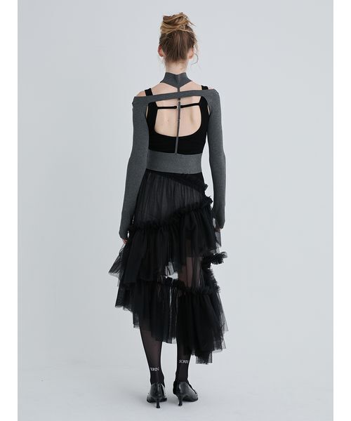 SORIN(ソリン )の「Tulle Docking Tank Dress/チュールドッキングタンクドレス(ワンピース・レディース・マルチ/ブラック/レッド・38)」の13枚目の写真