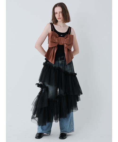 SORIN（ソリン ）の「Tulle Docking Tank Dress/チュールドッキング
