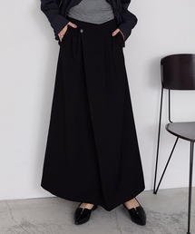 forksy. | 【forksy.】ピーチツイルラップデザインIラインロングスカート(スカート)