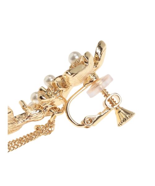 MERCURYDUO（マーキュリーデュオ）の「フラワーモチーフイヤリング（ピアス（両耳用）・レディース・シルバー/ゴールド・FREE）」の6枚目の写真