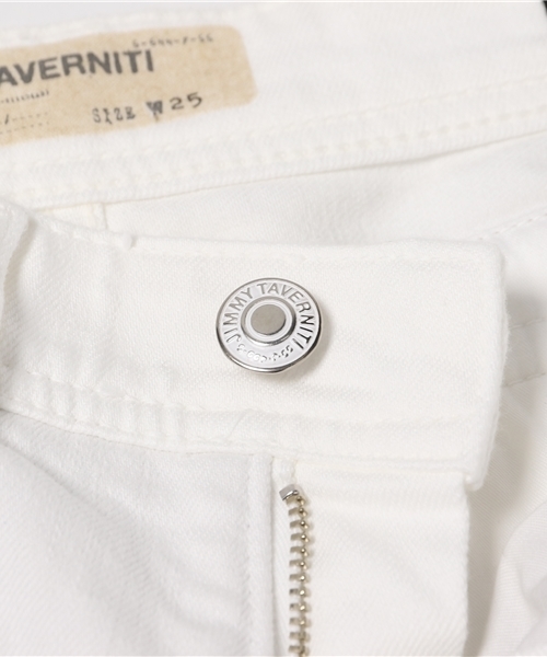 TAVERNITI SO JEANS（タヴァニティソージーンズ）の「【JIMMYTAVERNITI/ジミータヴァニティ】デニムパンツ　ホワイト　スキニー　Ｊａｎｉｓ　Ａｎｋｌｅ　Ｓｋｉｎｎｙ/ジャニス　アンクル　スキニー（デニムパンツ・レディース・ホワイト・26inch/28inch/23inch/24inch/25inch/27inch）」の5枚目の写真