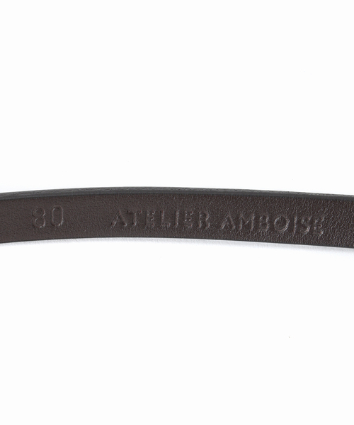 Noble（ノーブル）の「ATELIER AMBOISE/アトリエ アンボワーズ 細ベルト（ベルト・レディース・レッド/ブラウン/ベージュ・80）」の11枚目の写真