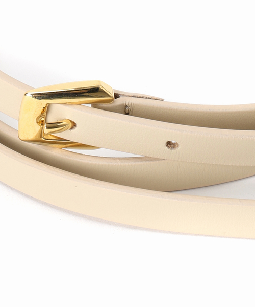 Noble（ノーブル）の「ATELIER AMBOISE/アトリエ アンボワーズ 細ベルト（ベルト・レディース・レッド/ブラウン/ベージュ・80）」の14枚目の写真