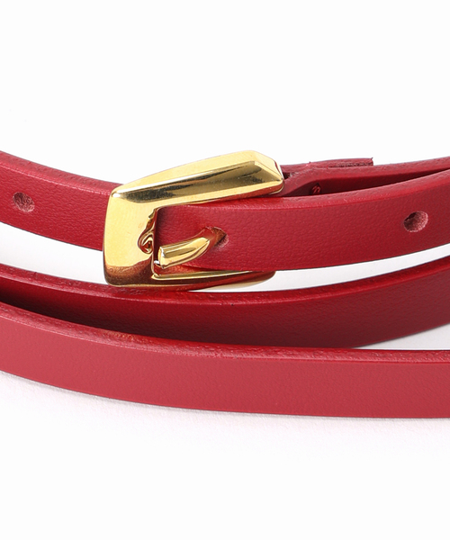 Noble（ノーブル）の「ATELIER AMBOISE/アトリエ アンボワーズ 細ベルト（ベルト・レディース・レッド/ブラウン/ベージュ・80）」の15枚目の写真